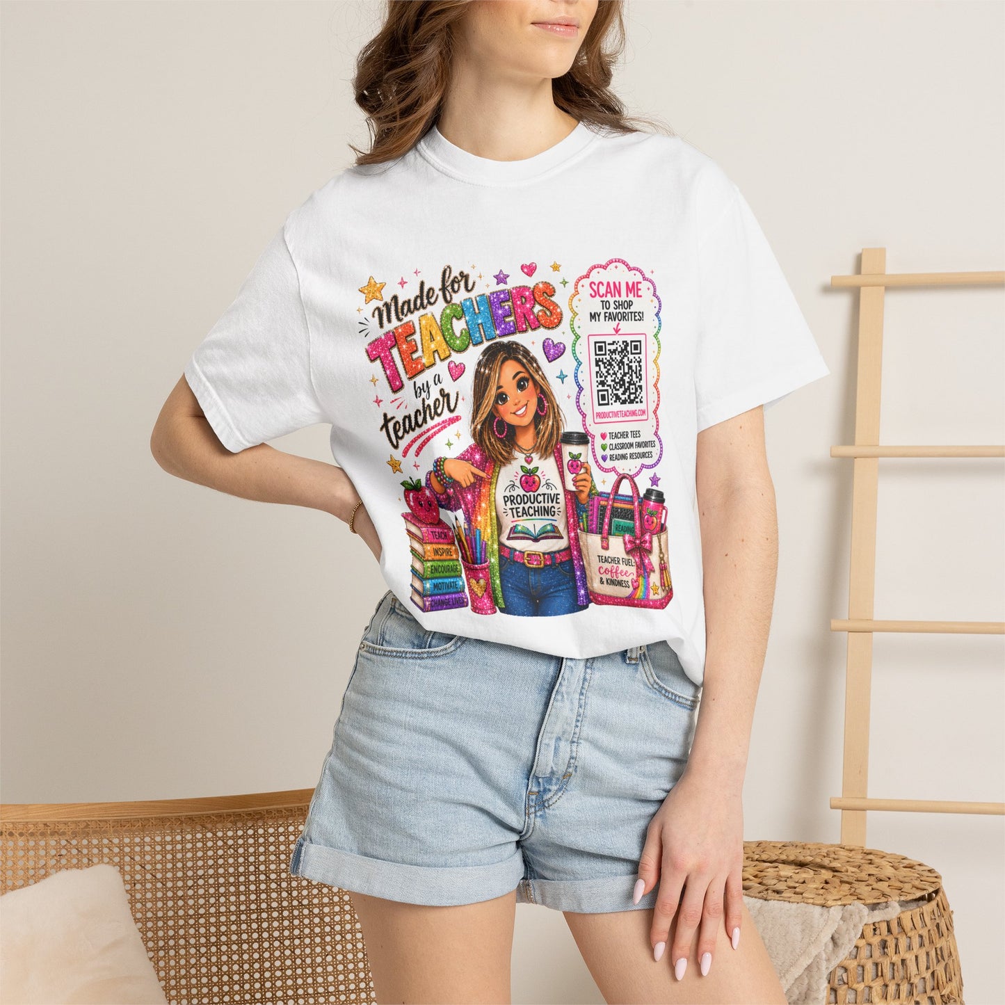 Made for Teachers T-Shirt — Cute Teacher Appreciation Graphic Tee