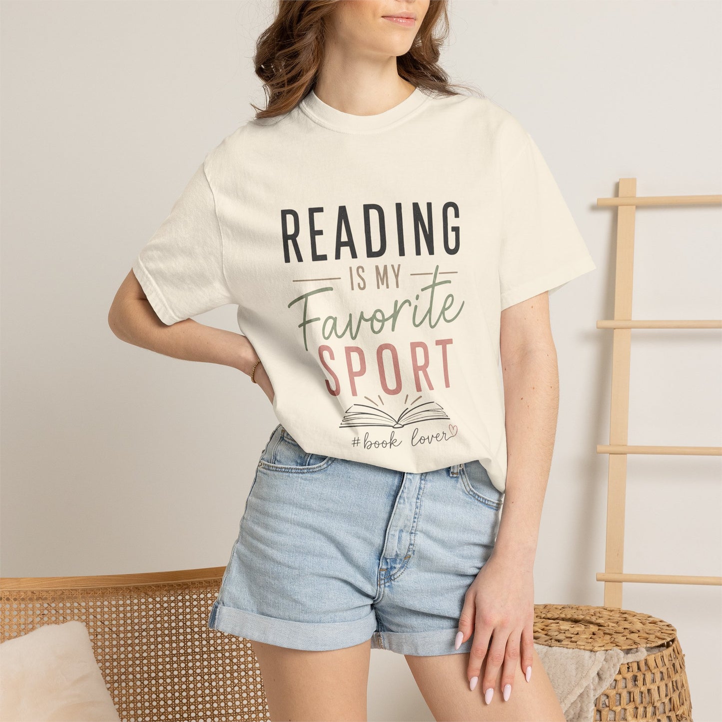 Reading Is My Favorite Sport T-shirt | Book Lover Graphic Tee
