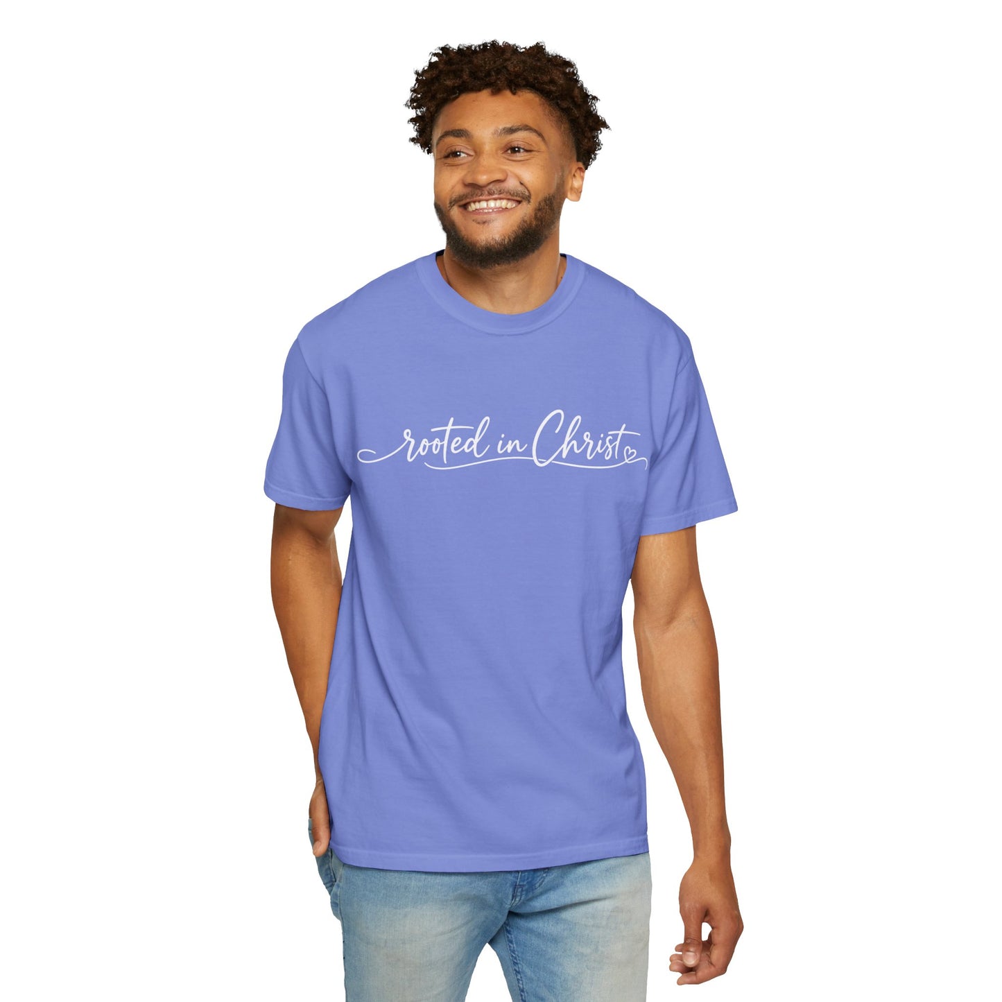 Rooted in Christ T-Shirt | Christian Faith Scripture Tee