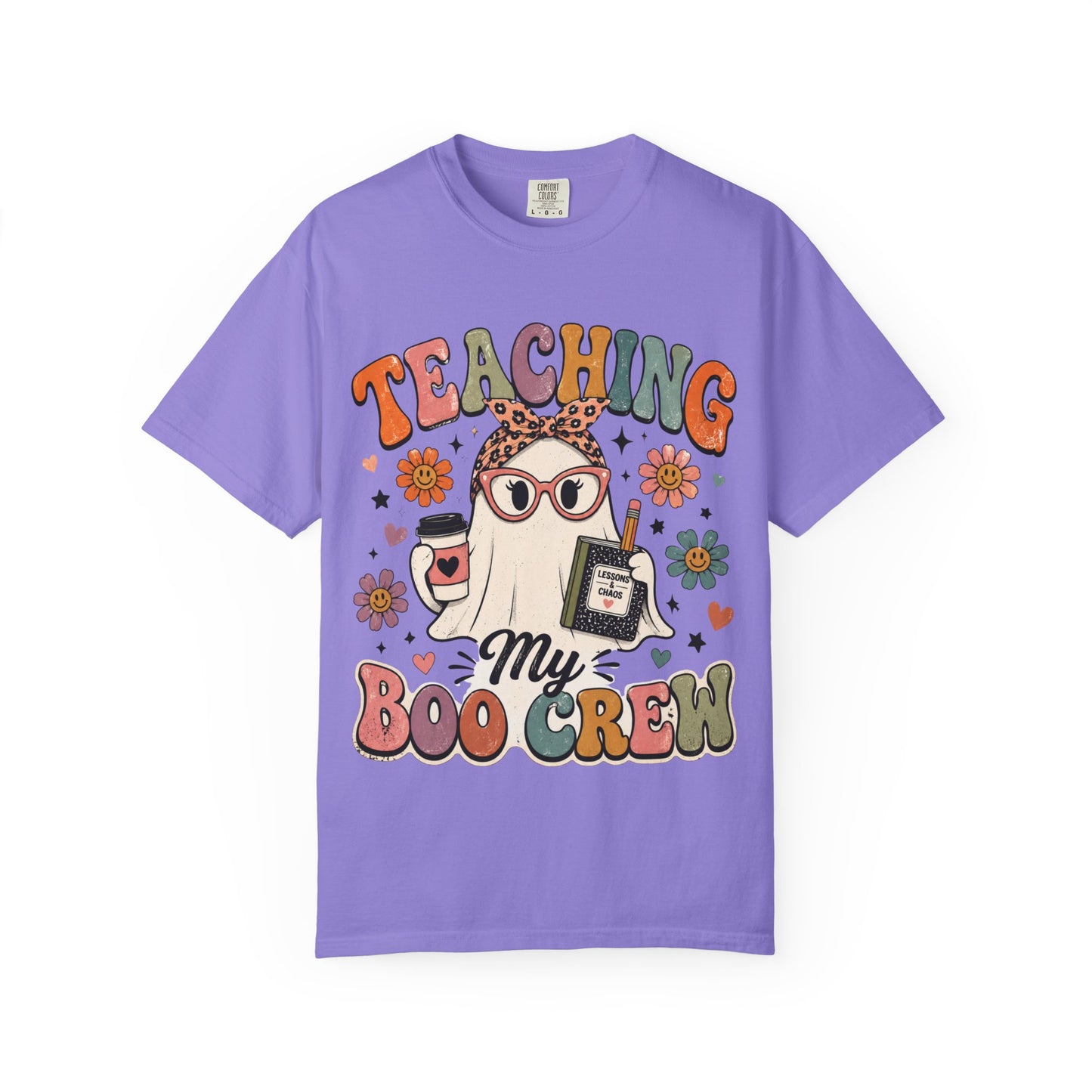 Teaching My Boo Crew T-shirt | Halloween Ghost Teacher Design