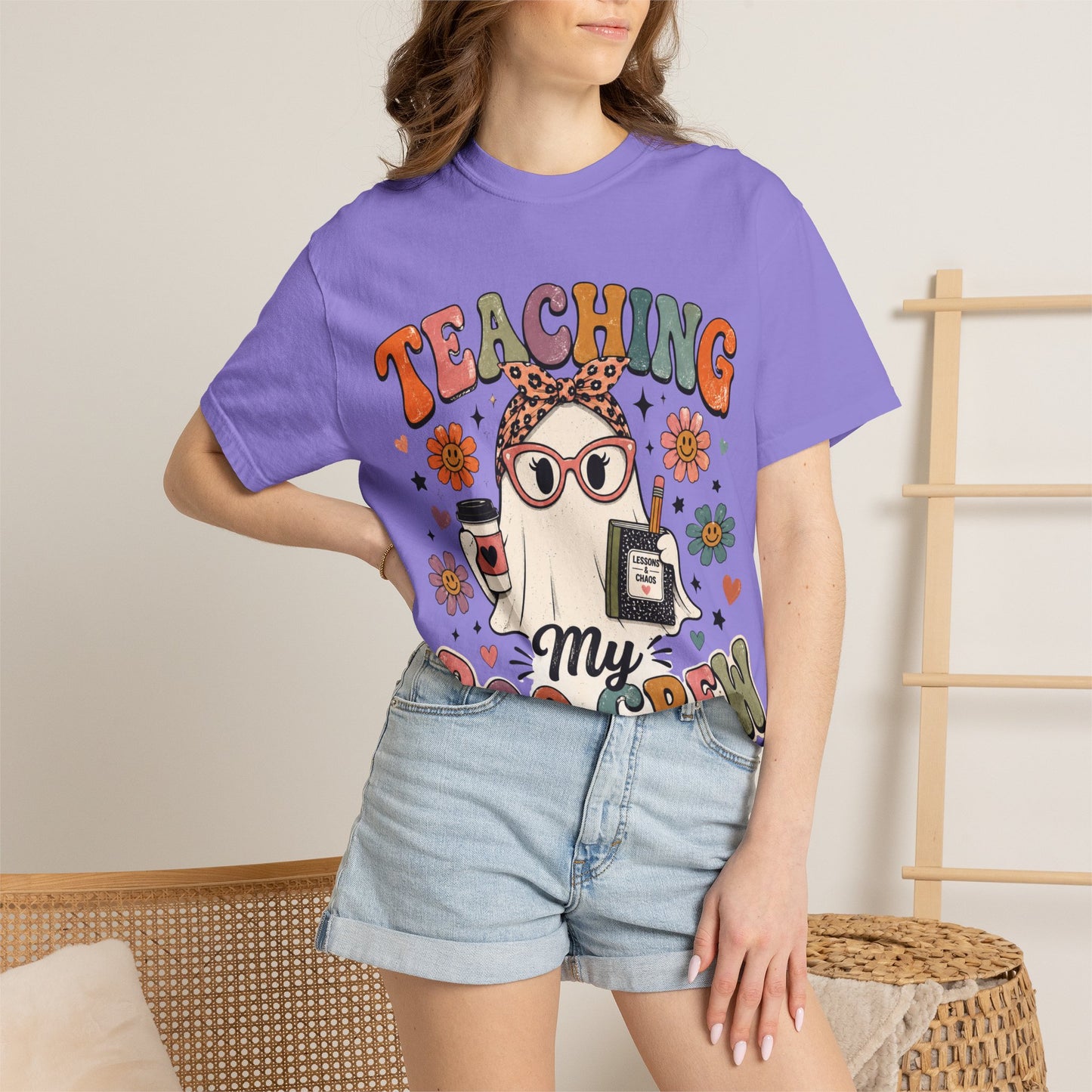 Teaching My Boo Crew T-shirt | Halloween Ghost Teacher Design