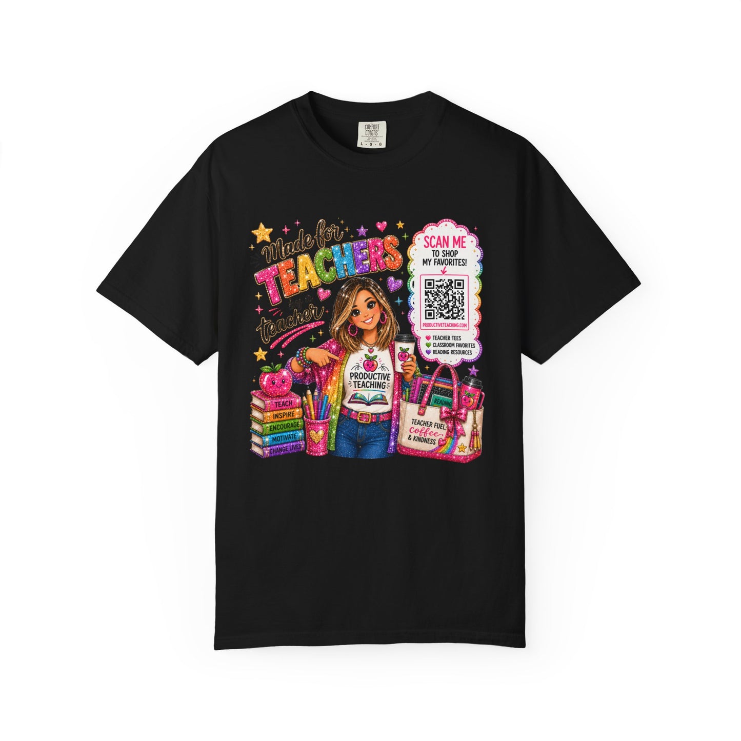 Made for Teachers T-Shirt — Cute Teacher Appreciation Graphic Tee