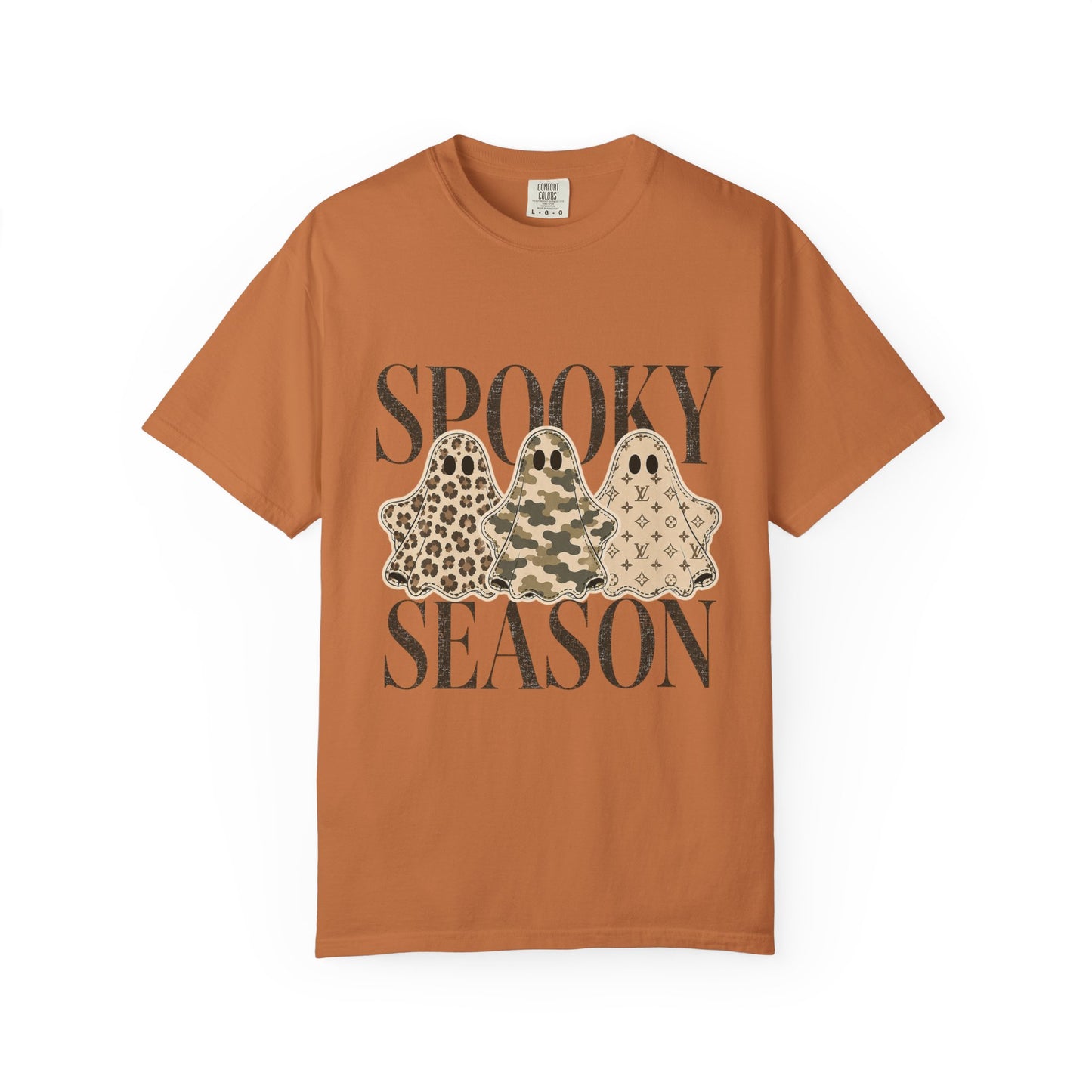 Spooky Season Ghost Shirt | Comfort Colors® Halloween Tee | Retro Fall Graphic Shirt