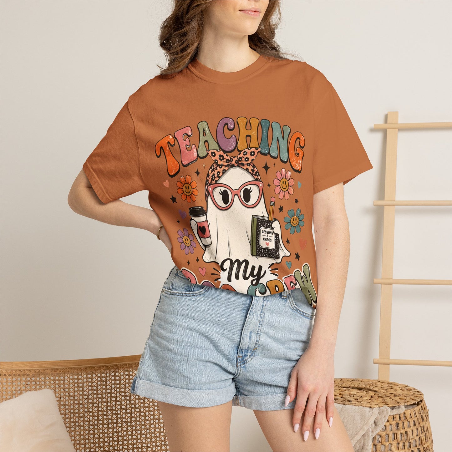 Teaching My Boo Crew T-shirt | Halloween Ghost Teacher Design
