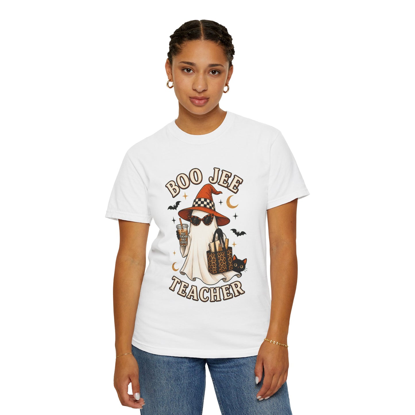 Boo Jee Teacher Halloween Shirt | Comfort Colors® Ghost Teacher Tee
