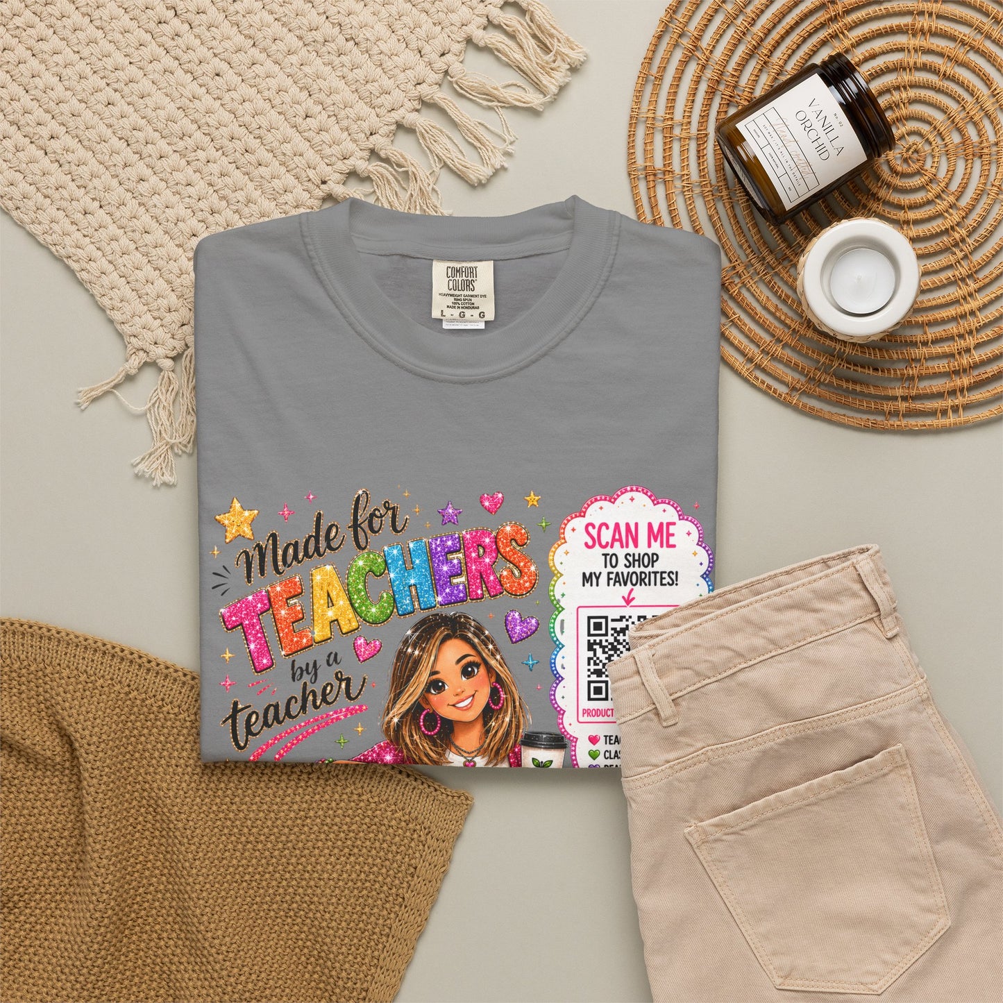 Made for Teachers T-Shirt — Cute Teacher Appreciation Graphic Tee