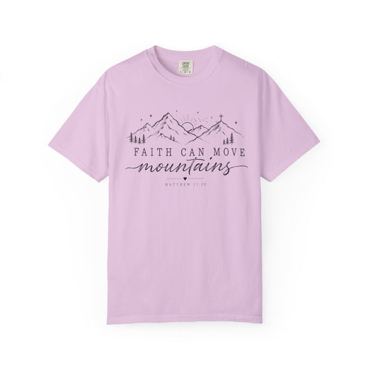 Faith Can Move Mountains T-shirt, Inspirational Scripture