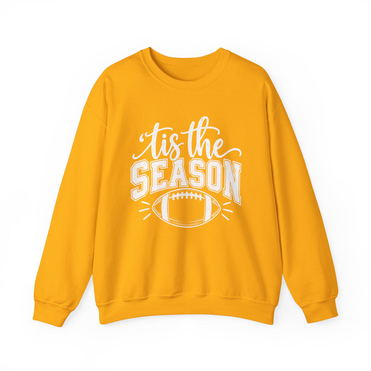 Football 'Tis The Season holiday crewneck sweatshirt – styled lifestyle photo