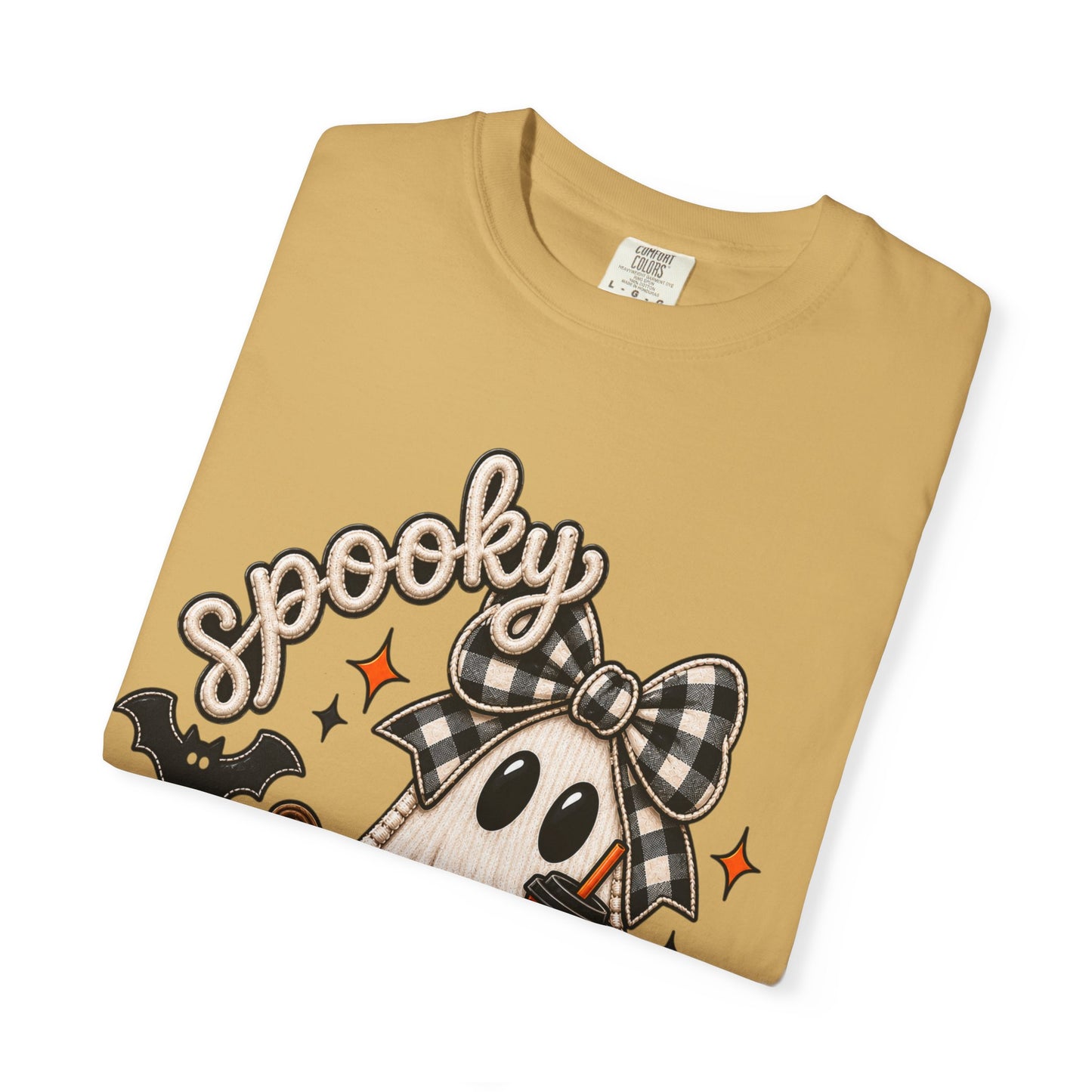 Spooky Ghost Pumpkin Tee | Halloween Printed T-Shirt