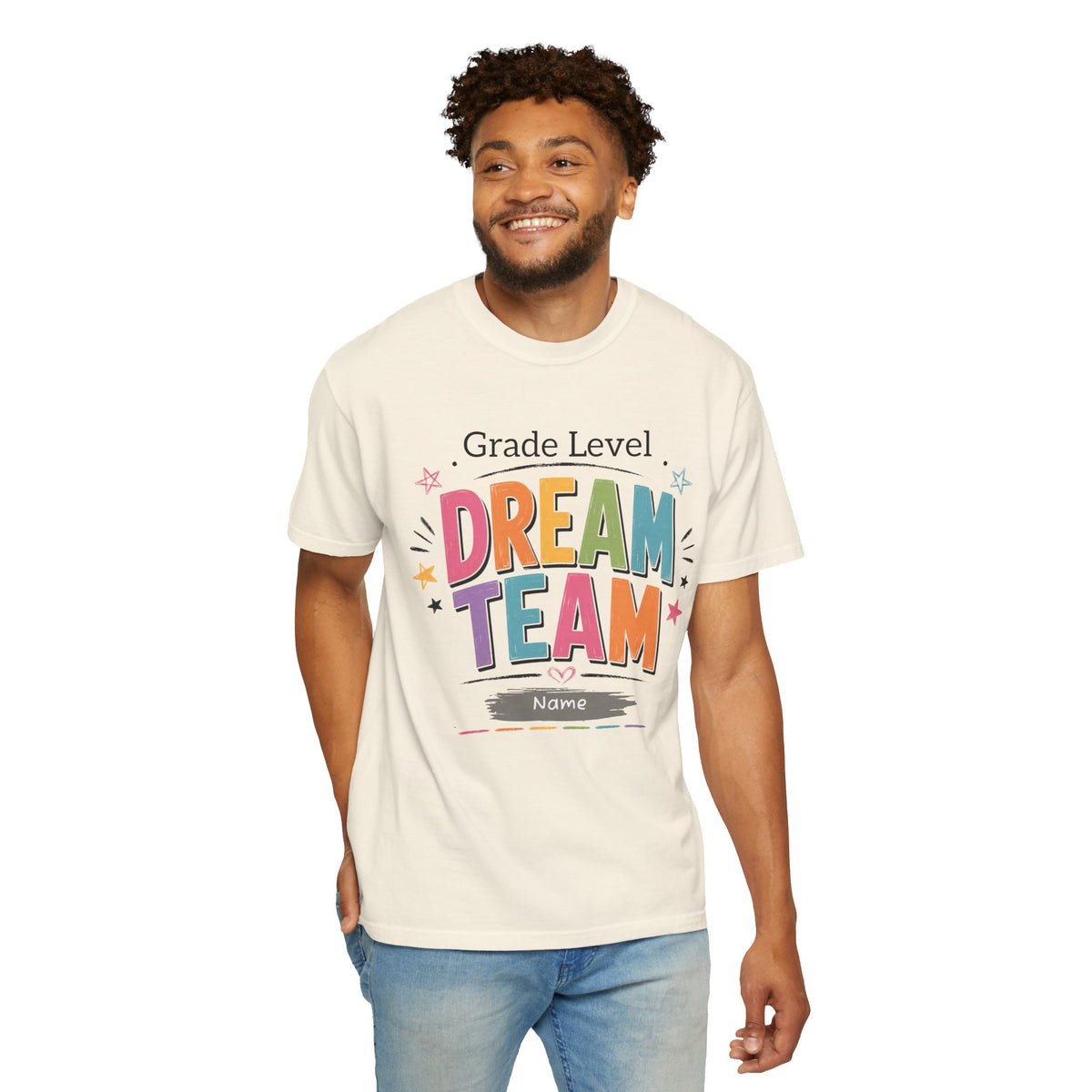 Personalized Dream Team teacher shirt – color variant 3