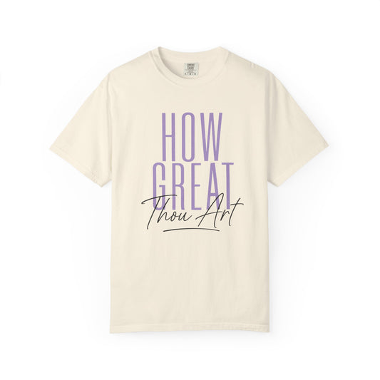 How Great Thou Art T-shirt | Christian Hymn Crewneck Tee, Faith Tee
