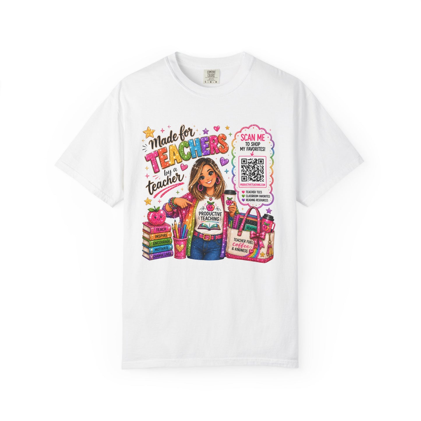 Made for Teachers T-Shirt — Cute Teacher Appreciation Graphic Tee