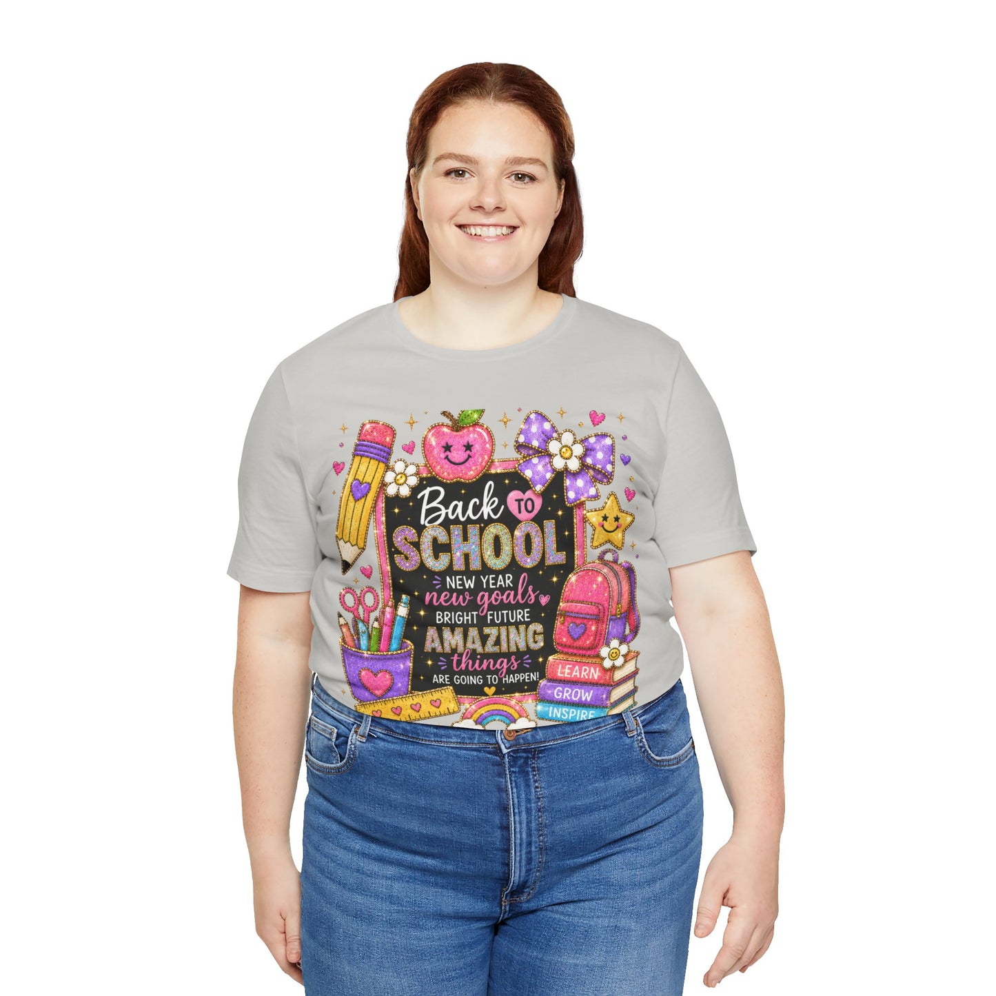 Back to SchoolTee — Cute Chalkboard Pencil Apple Design