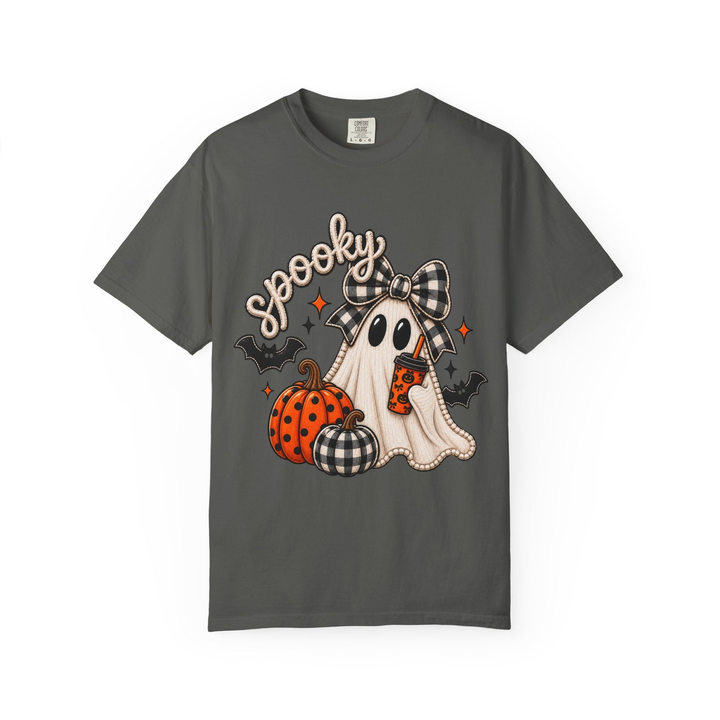 Spooky Ghost Pumpkin Tee | Halloween Printed T-Shirt