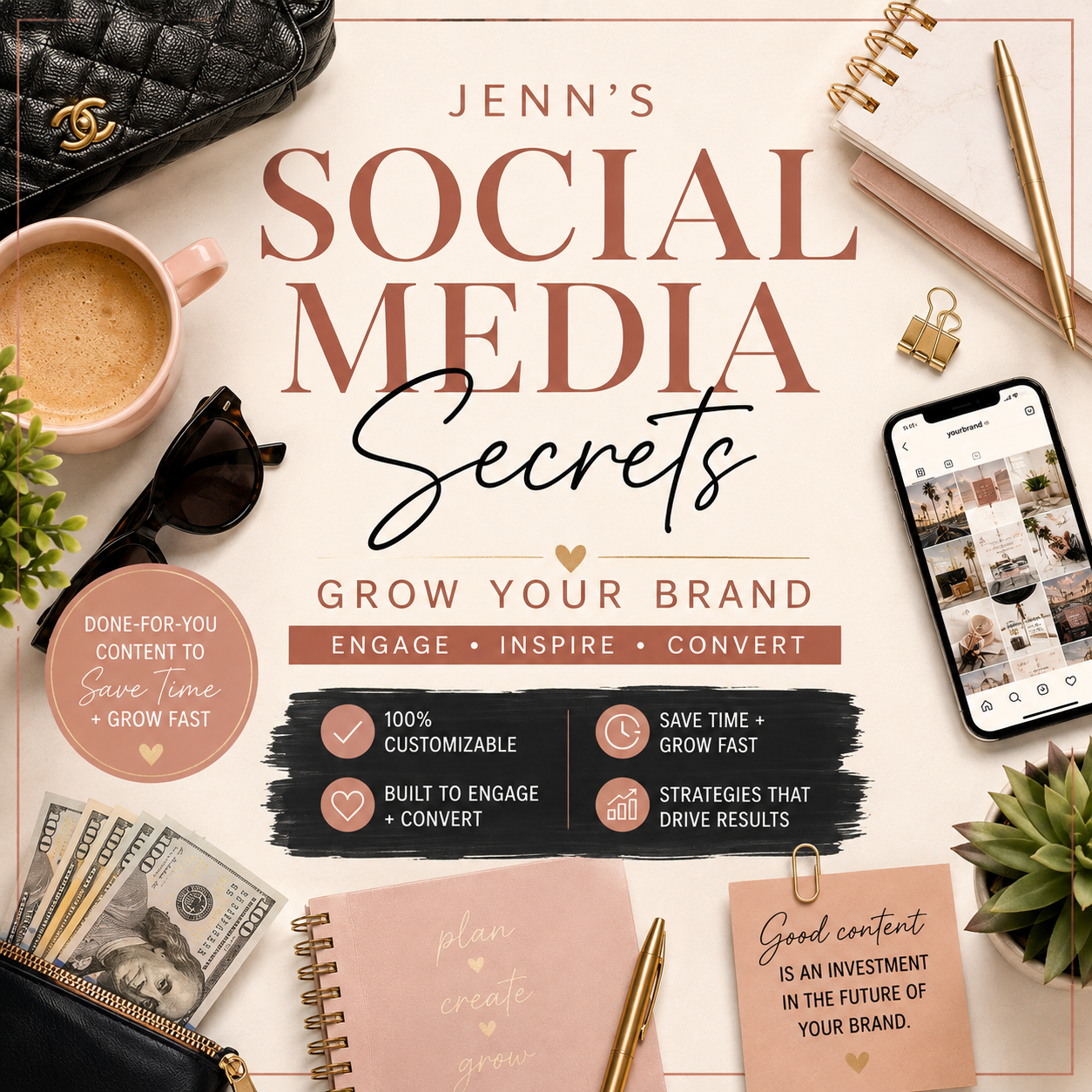 Jenn's Social Media Secrets | Content & Growth Guide