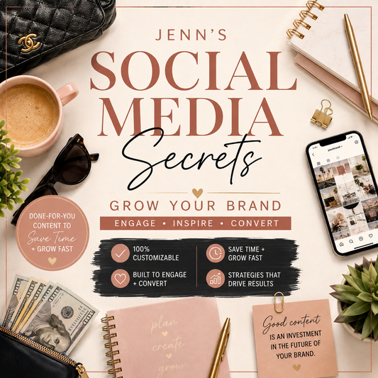 Jenn's Social Media Secrets | Content & Growth Guide